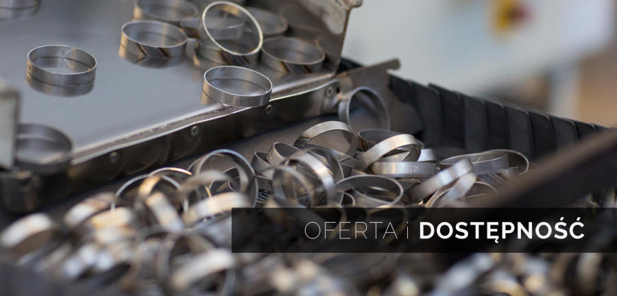 cleme, benzi de oțel, elemente de fixare din plastic, mânere Polonia 01